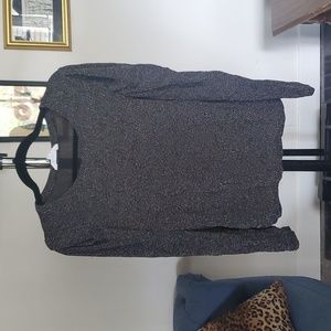 BB Dakota Puff Sleeve Shimmer Top